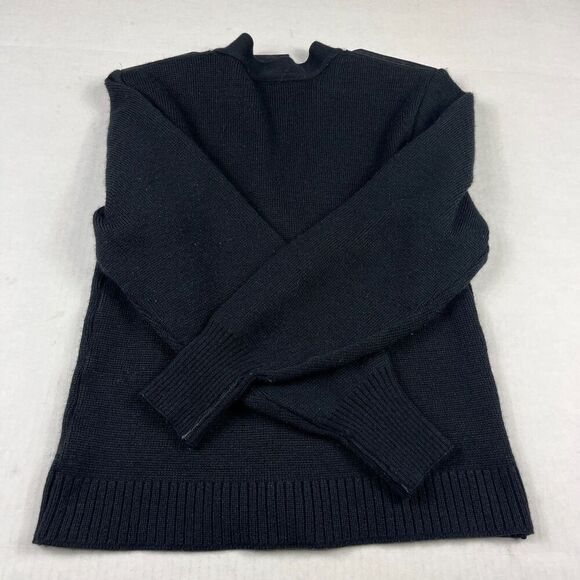 Military Equipment Wool Blend Cardigan Sweater Black Button Up Utility 38R Med - Picture 9 of 10